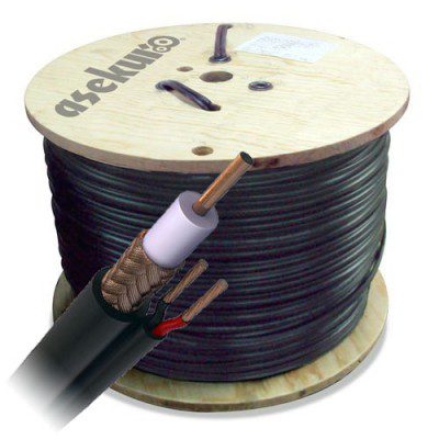 SIAMES305N asekuroBobina Cable siames 305 mts RG59/U calibre 20