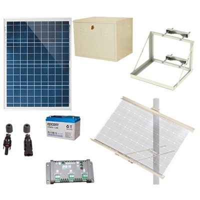 PL12K EPCOM POWER LINE Kit Solar de 12 Vcd para alimentar energizador de cerca electrificada