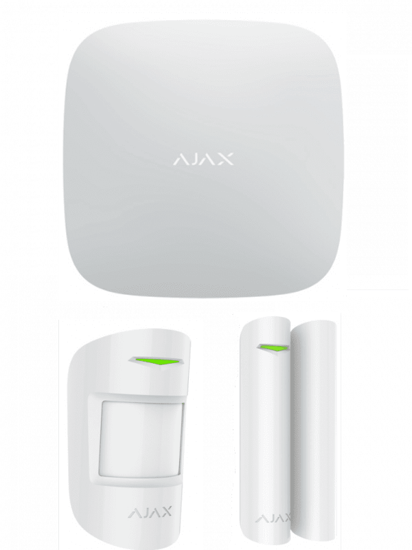 AJAX ST-1-1 AJAX KIT STARTER Panel de alarma conexión Ethernet, WiFi, LTE Control mediante aplicación para smartphone