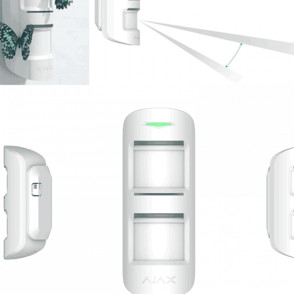 28302.33.WH3 AJAX MotionProtect Outdoor W Detector de movimiento inalámbrico para exterior con sistema anti-enmascaramiento avanzado