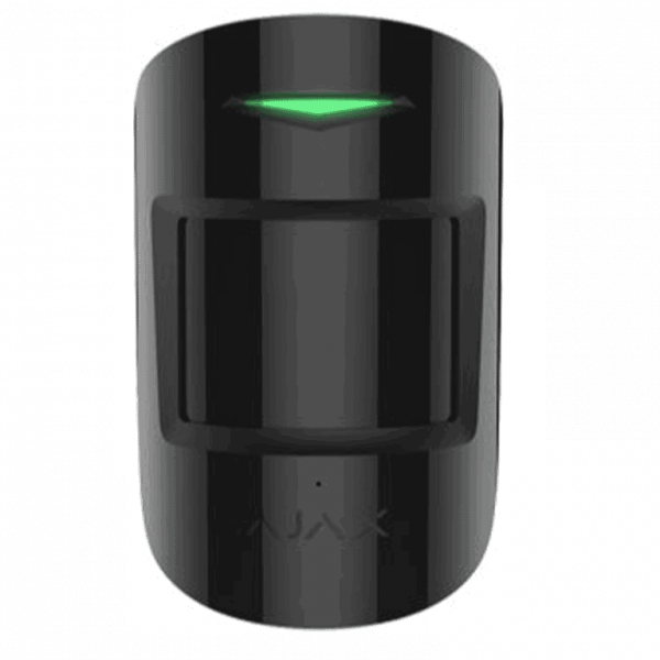 28266.06.BL3 AJAX CombiProtect B Detector inalámbrico combinado de rotura de cristal y movimiento. Color Negro