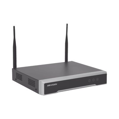 DS-7108NI-K1/W/M(C) HIKVISION NVR 4MP / 8 canales IP / 1 Bahía de Disco Duro / 2 Antenas Wi-Fi / Salida de Vídeo Full HD