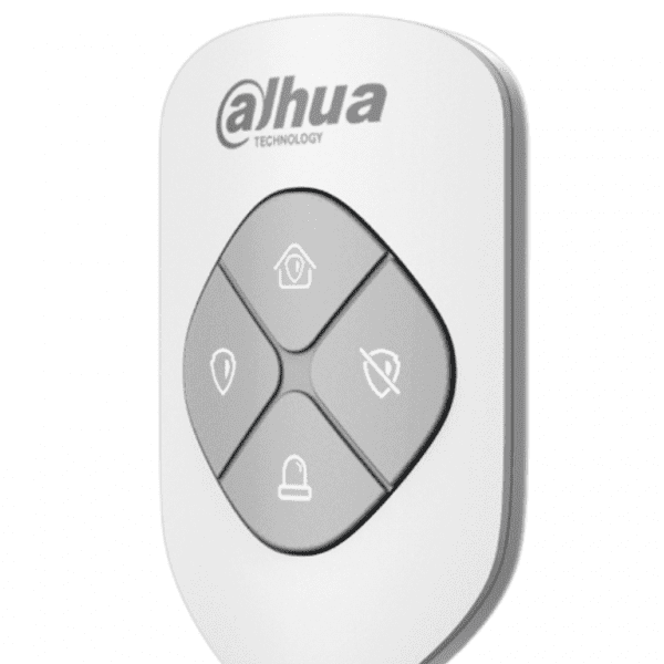 DHI-ARA24-W2 DAHUA Control Remoto Tipo Llavero de 4 Botones/ Armado – Desarmado – En Casa – Emergencia/ Función de Salto de Frecuencia