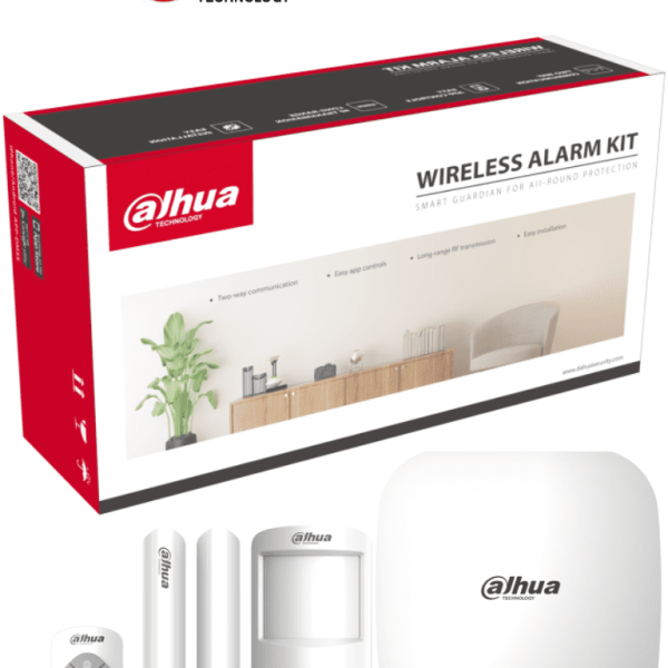 DHI-ART-ARC3000H-03-FW2 DAHUA Kit Alarma Inalámbrico con Conexión 4G, Wifi, Ethernet