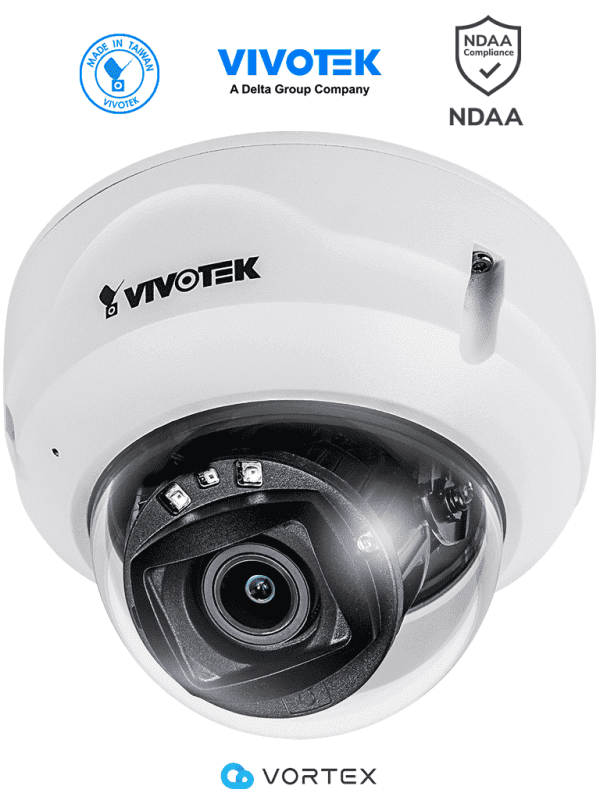 FD839-EHTV VIVOTEK Cámara IP domo exterior 5 MP/ micrófono integrado/ IP66/ IK10/almacenamiento interno 256GB