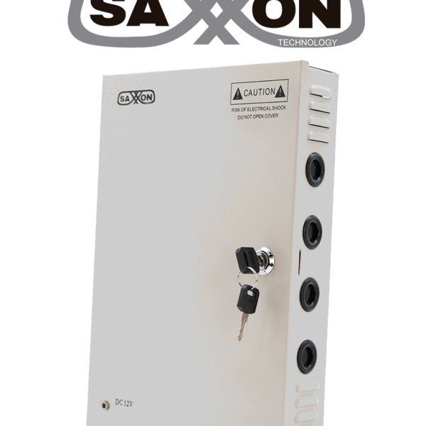 SX10A18CH  SAXXON Fuente de Poder Profesional 12 VCD / 10 Amperes / 18 Canales