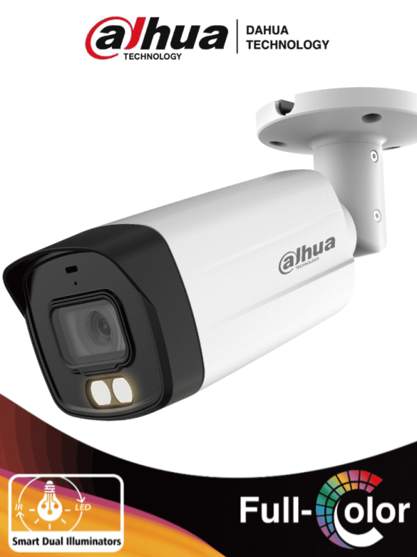 HAC-HFW1509TMN-IL-A DAHUA Cámara Bullet de 5 MP con Iluminador Dual/ ángulo de visión de 111°/ micrófono integrado