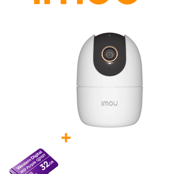 IPC-K2EN-5H2W IMOU Cámara IP Domo Motorizado de 5MP + GRATIS MEMORIA 32GB