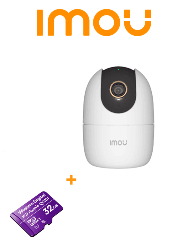 IPC-K2EN-5H2W IMOU Cámara IP Domo Motorizado de 5MP + GRATIS MEMORIA 32GB