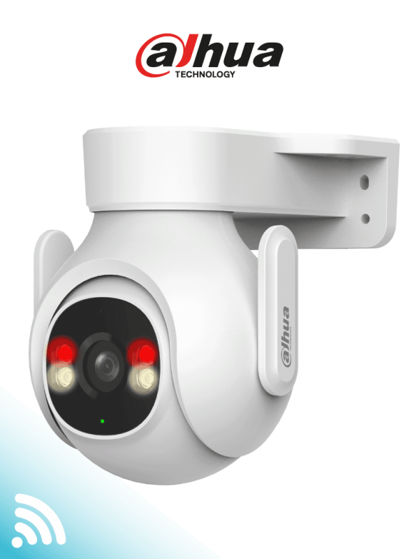 DH-P5B-PV DAHUA Cámara IP PT WiFi de 5 MP/ audio bidireccional/ sirena de 110dB/ IP65