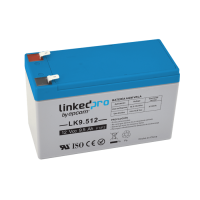 LK9.512 LINKEDPRO Batería 12 Vcc / 9.5 Ah / UL / Tecnología AGM-VRLA / Vida útil promedio 5 años