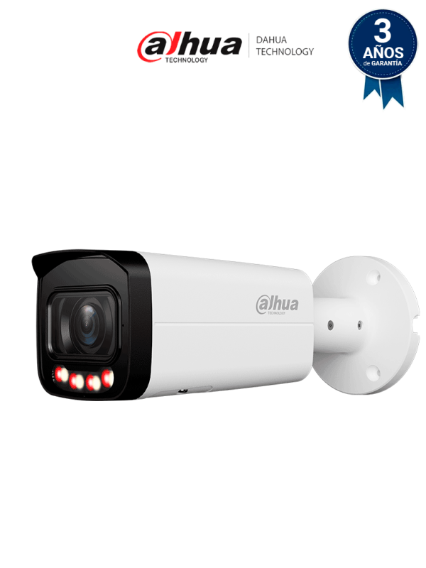 DH-IPC-HFW3849T-ZAS-IL DAHUA Cámara IP Bullet 8 MP/ lente motorizado 2.7-13.5 mm/ AcuPick/ SMD 4.0. / Iluminador Dual Inteligente
