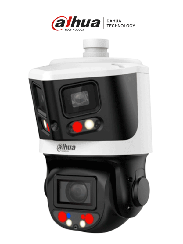 DH-SDT3E410-8P-MB-A-PV1 DAHUA Cámara PTZ IP X-Spans 8MP+4MP, TiOC: 10X Zoom, IR hasta 70m